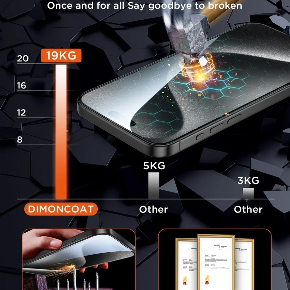 Diamond Supply Co. Black Screen Protector Kit with Auto Alignment